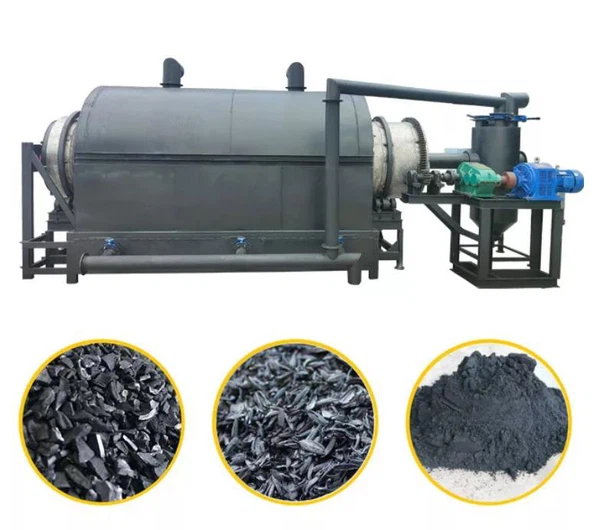 Rotary carbonization furnace Rotary carbonization furnace